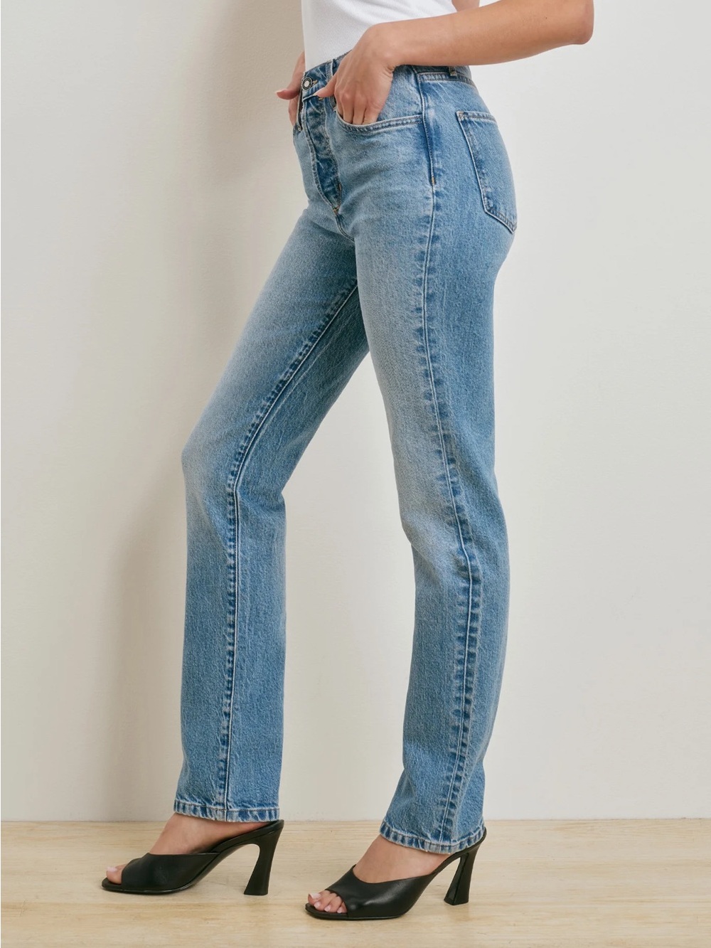 Favorite Daughter The Jen Mid Rise Straight Ankle Jean